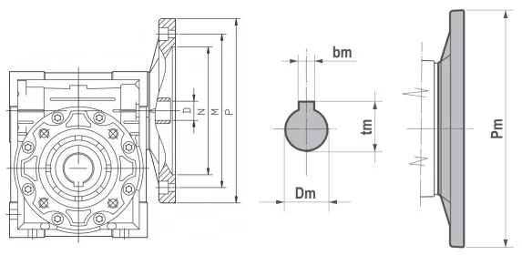 Редуктор NMRW 030