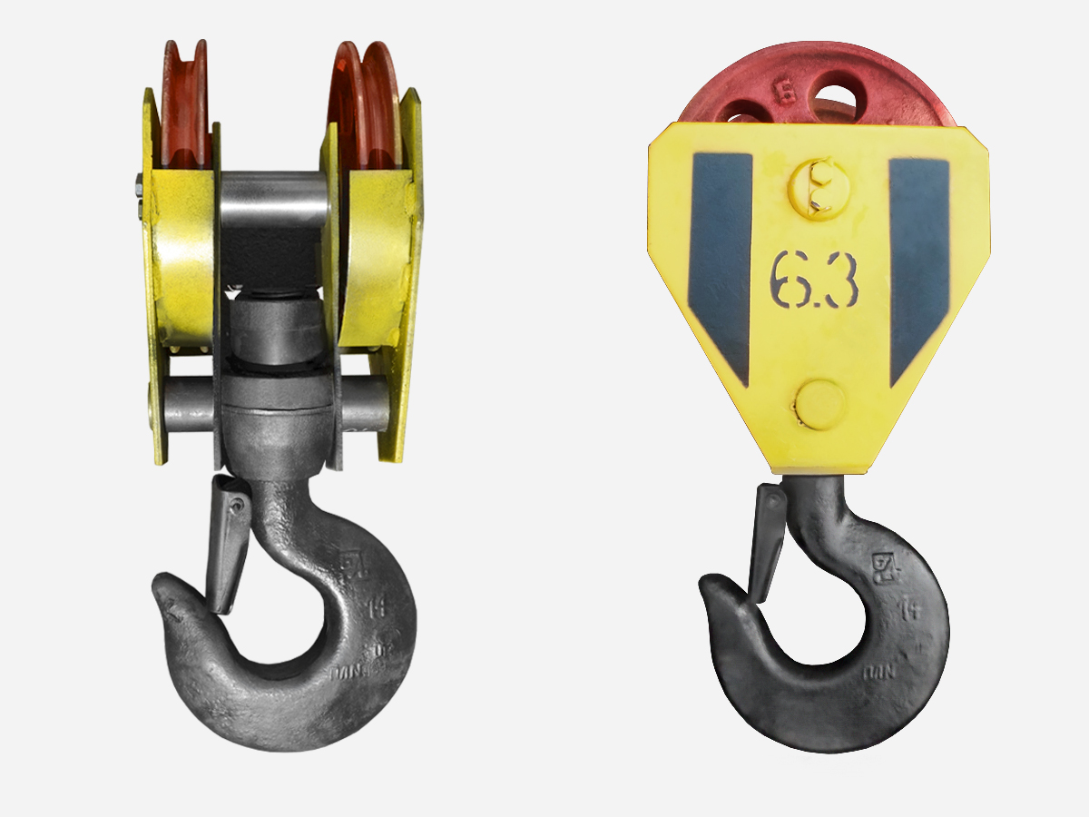 Крюковая подвеска на 6,3 т двухблочная